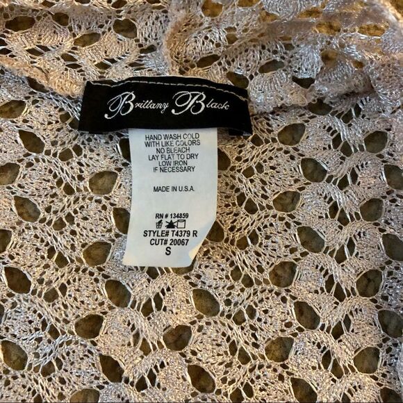 Brittany Black cardigan size S - Picture 3 of 4